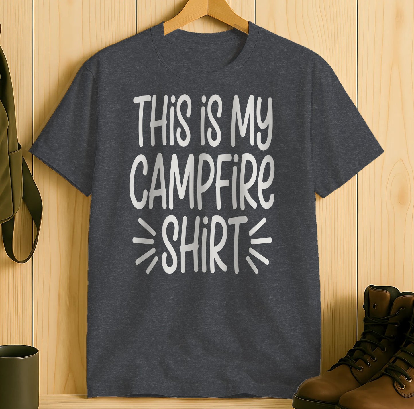 This is My Campfire Shirt Graphic Tee Casual Product