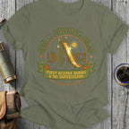 Gen X Summer Camp First Degree Burns & No Supervision graphic t-shirt.