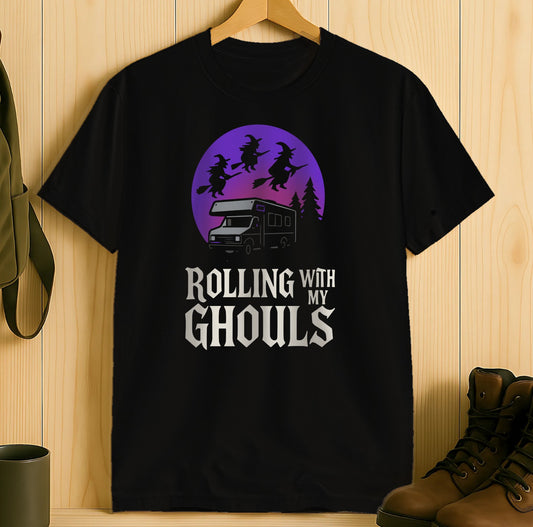 Rolling With My Ghouls Graphic Tee shirt product type