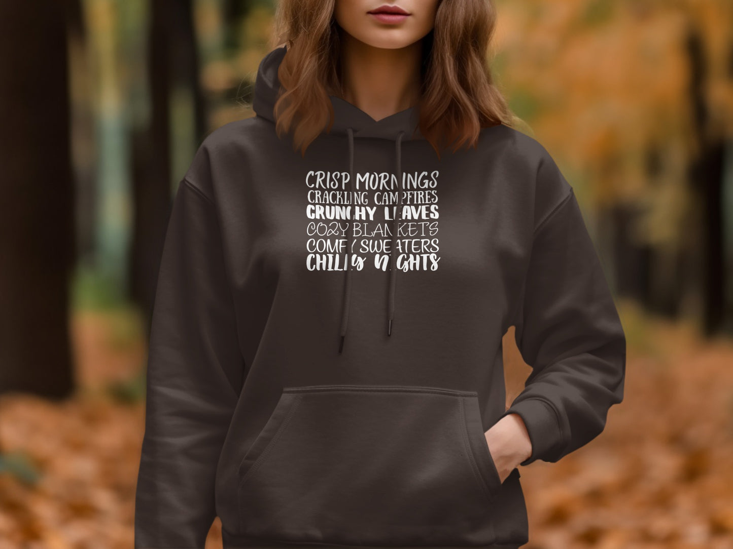 Crisp Mornings Cozy Blankets Chill Nights Hoodie product