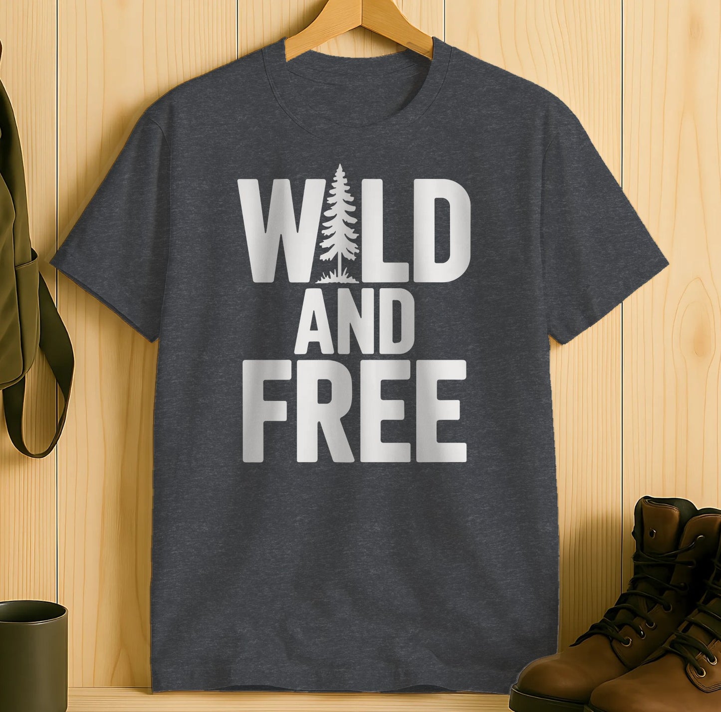 Wild and Free Graphic Tee Casual Stylish Shirt product
