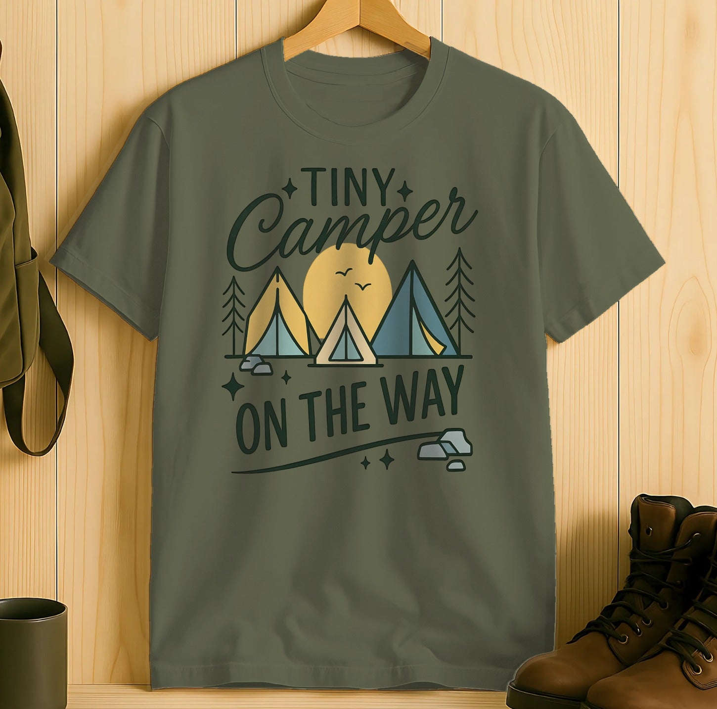 Tiny Camper On The Way Graphic T-Shirt product