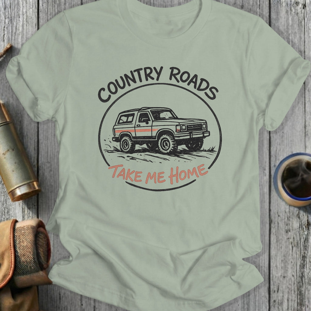Country Roads Take Me Home Graphic Tee Shirt