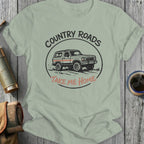 Country Roads Take Me Home Graphic Tee Shirt