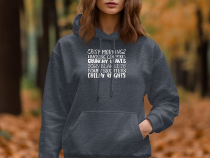 Crisp Mornings Cozy Blankets Hoodie Product Type