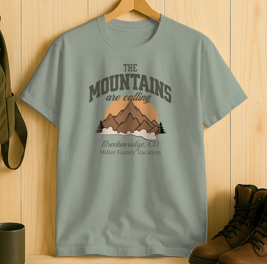 The Mountains Are Calling T-shirt perfect vacation product