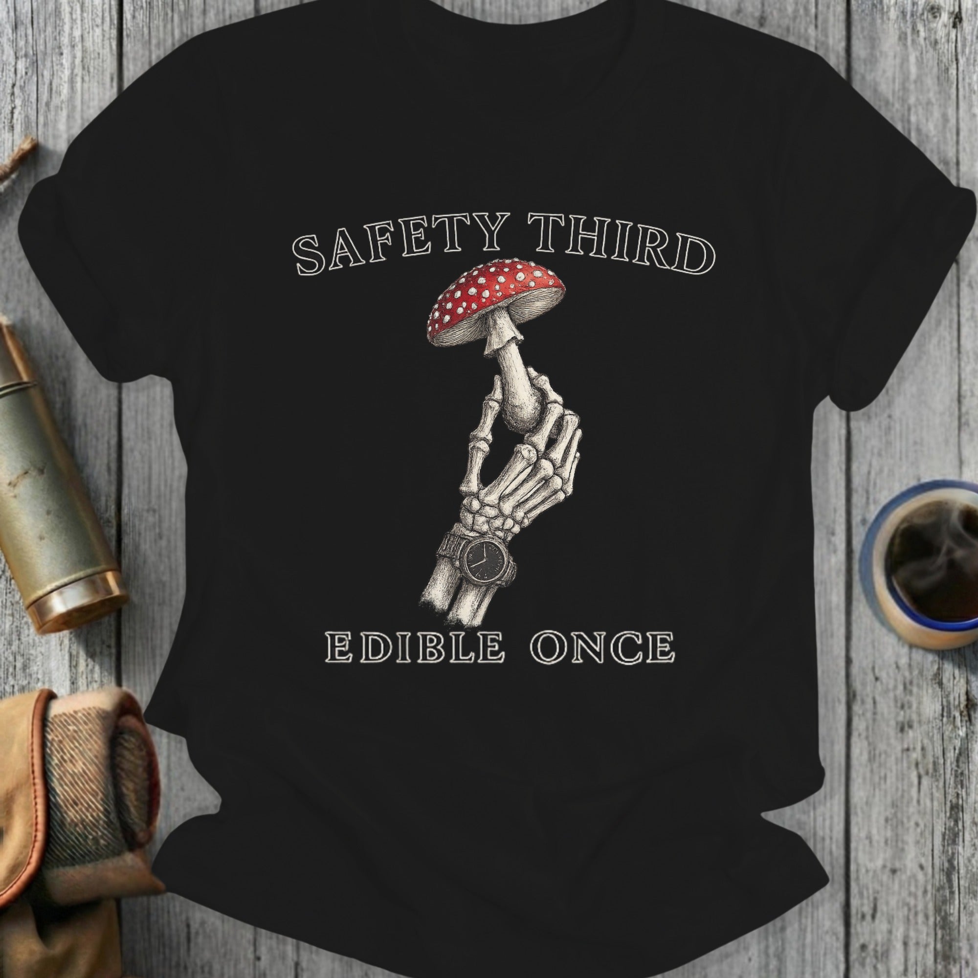Safety Third Edible Once Skeleton Hand T-shirt