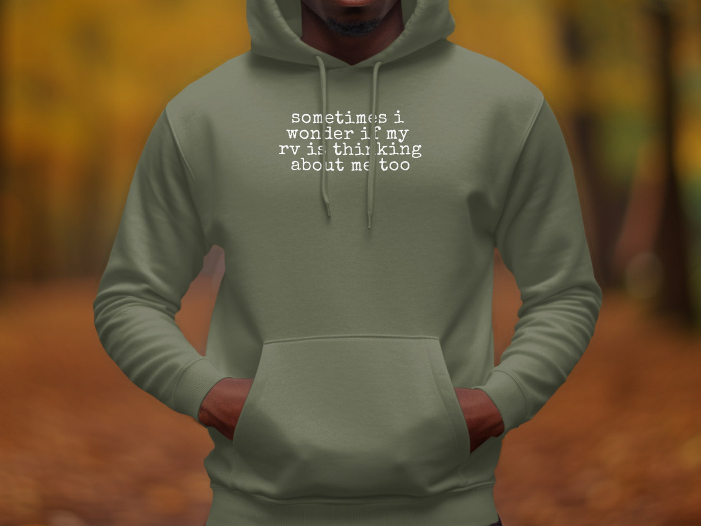 Sometimes I Wonder Hoodie Thoughtful Message Product