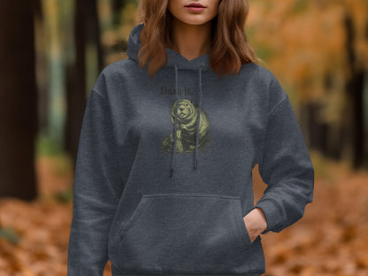 Bear Graphic Dark Hoodie Sweatshirt Product Type