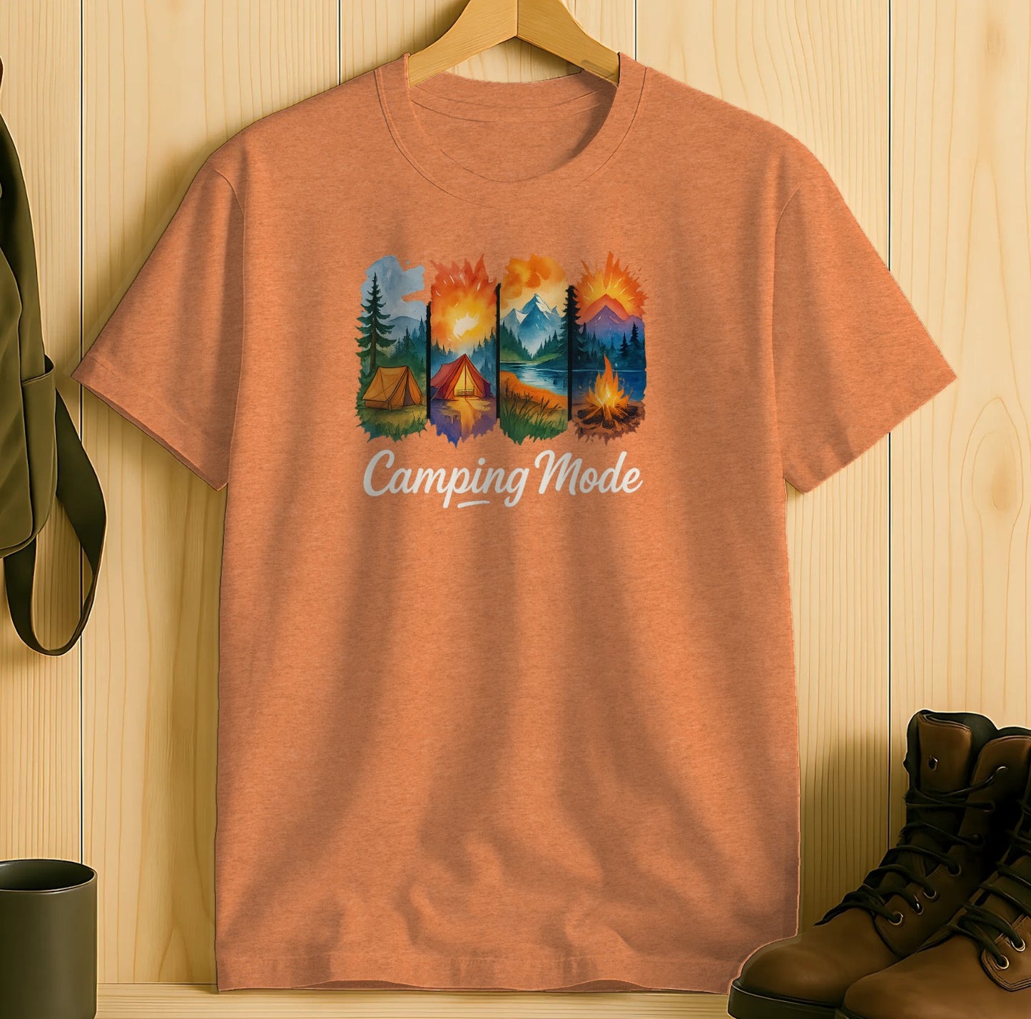 Scenic Outdoor Campfire Adventure T-Shirt product
