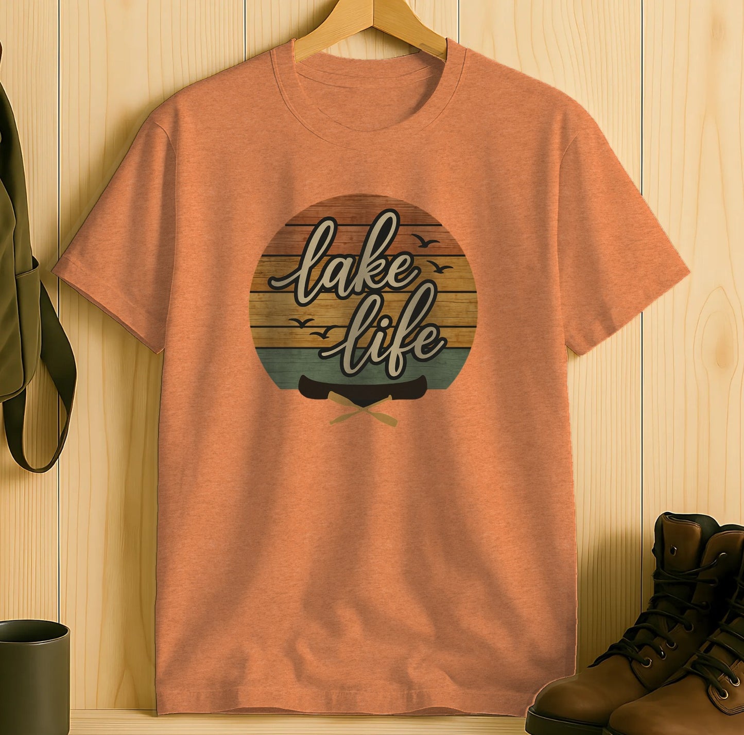 Lake Life Circular Graphic T-Shirt Casual Wear product