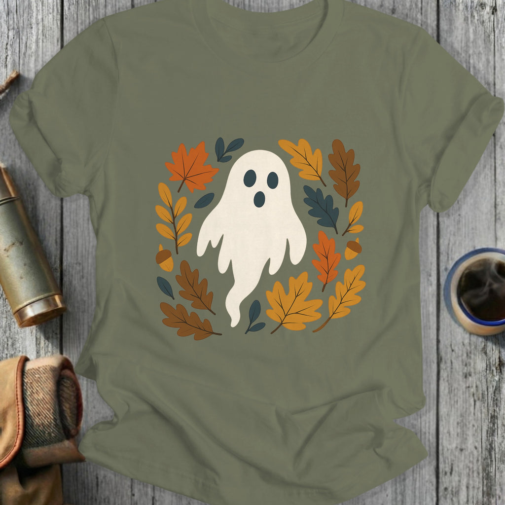 Autumn Leaves Ghost T-Shirts