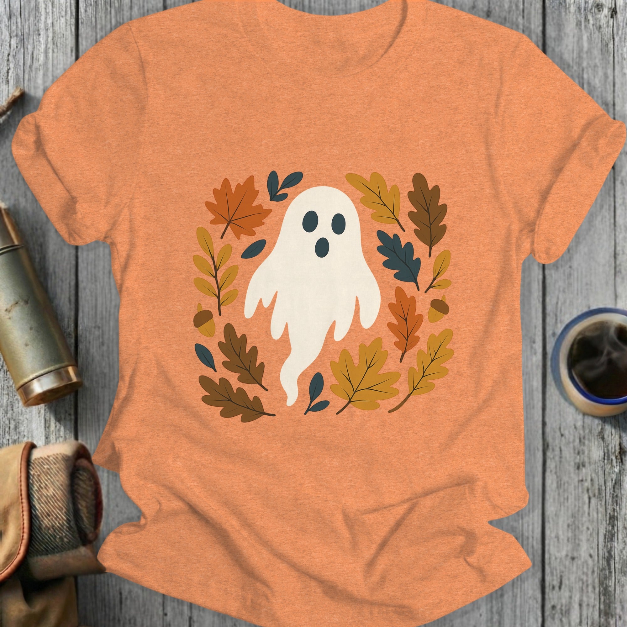 Autumn Leaves Ghost T-Shirts