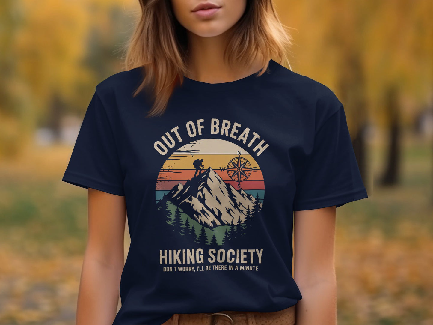Out of Breath Hiking Society T-shirt product type