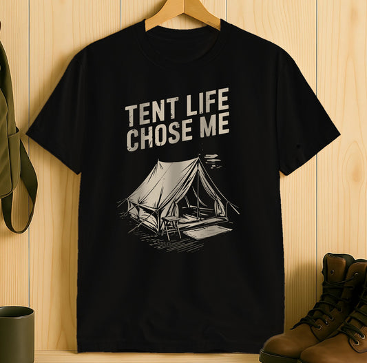 Tent Life Chose Me Graphic Camping T-Shirt product