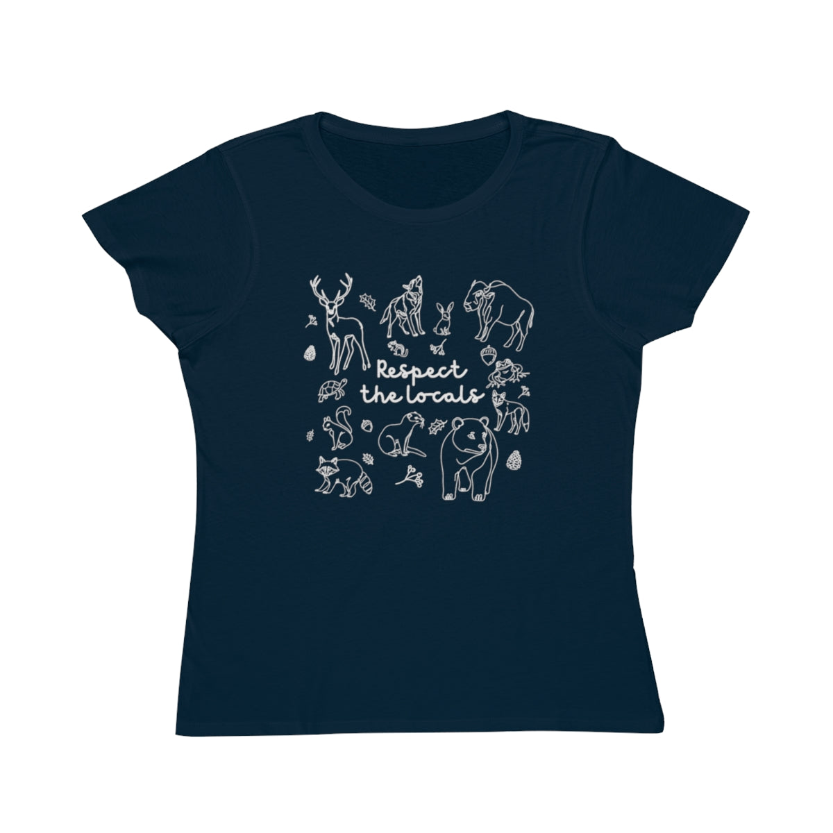 Respect The Locals Animal Design T-Shirt
