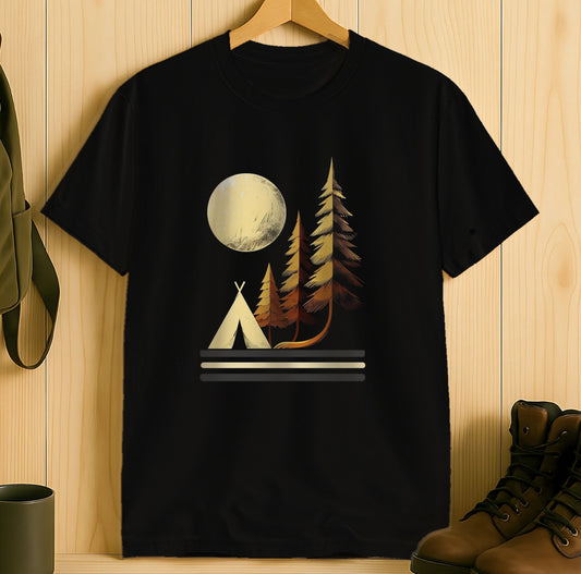 Forest Moon Camping Tent Graphic T-Shirt product