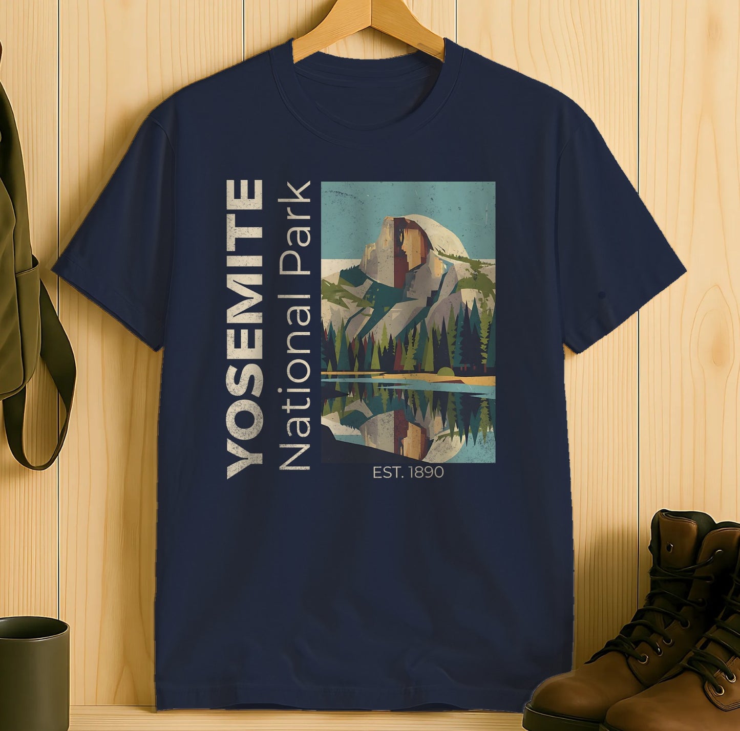 Yosemite National Park Scenic Graphic T-shirt
