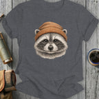 Cozy Raccoon in Beanie Graphic Tee Product