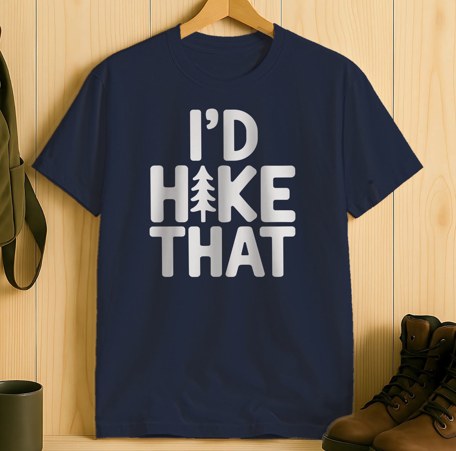 I'd Hike That Graphic Design Tee product type