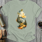 Scenic Sunrise Mountain Road Graphic Tee