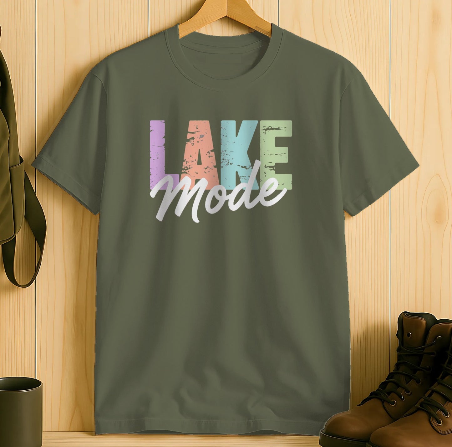 Lake Mode Graphic Print Casual T-Shirt product type
