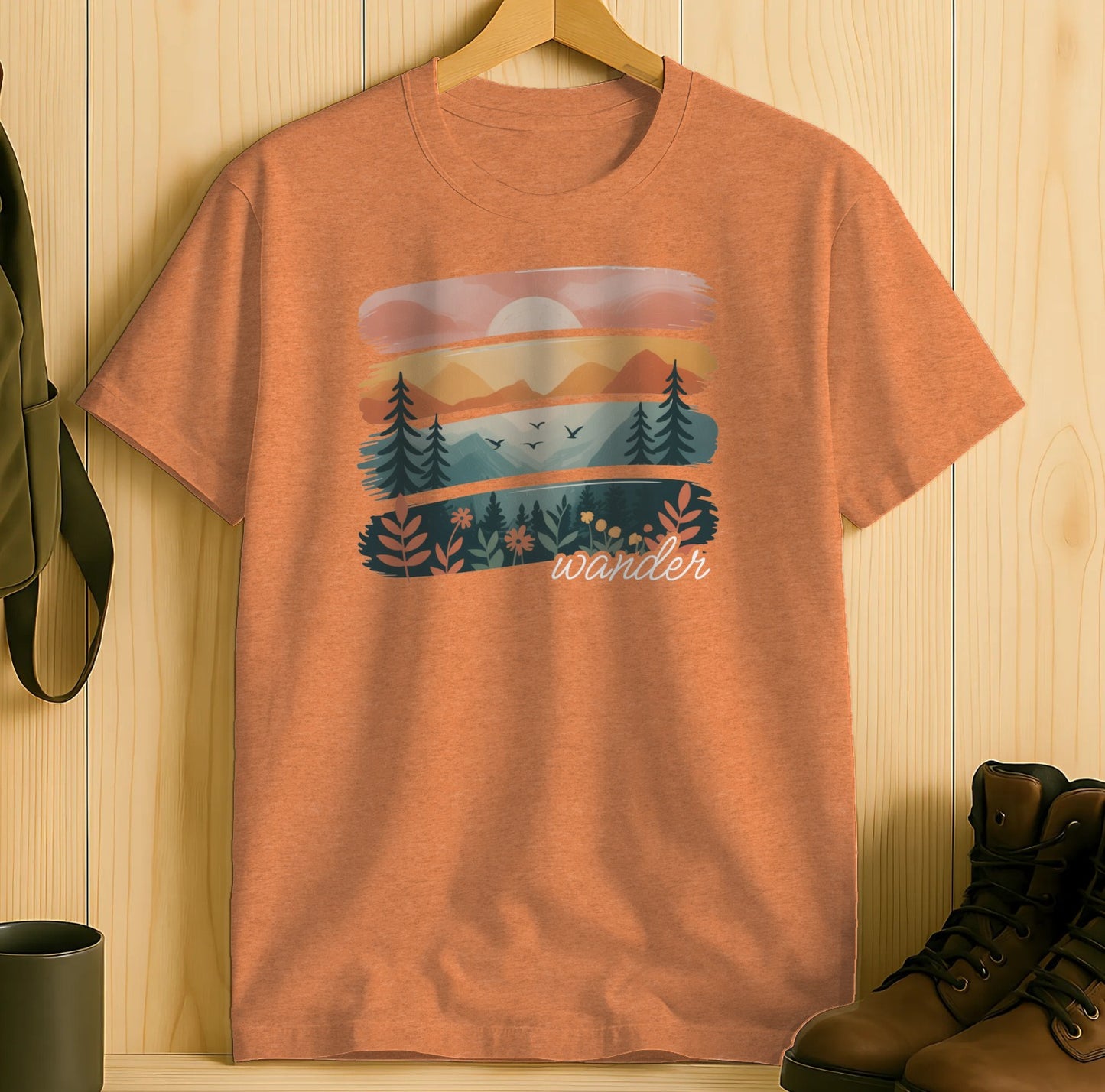 Wander Scenic Sunset Printed Graphic T-Shirt product