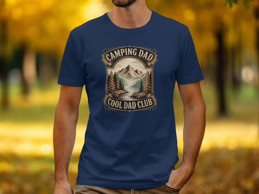 Camping Dad Cool Dad Club Graphic Tee product
