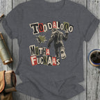 Bigfoot giving the middle finger with "TOODALOO MUTHA FUCK'AAS" text.