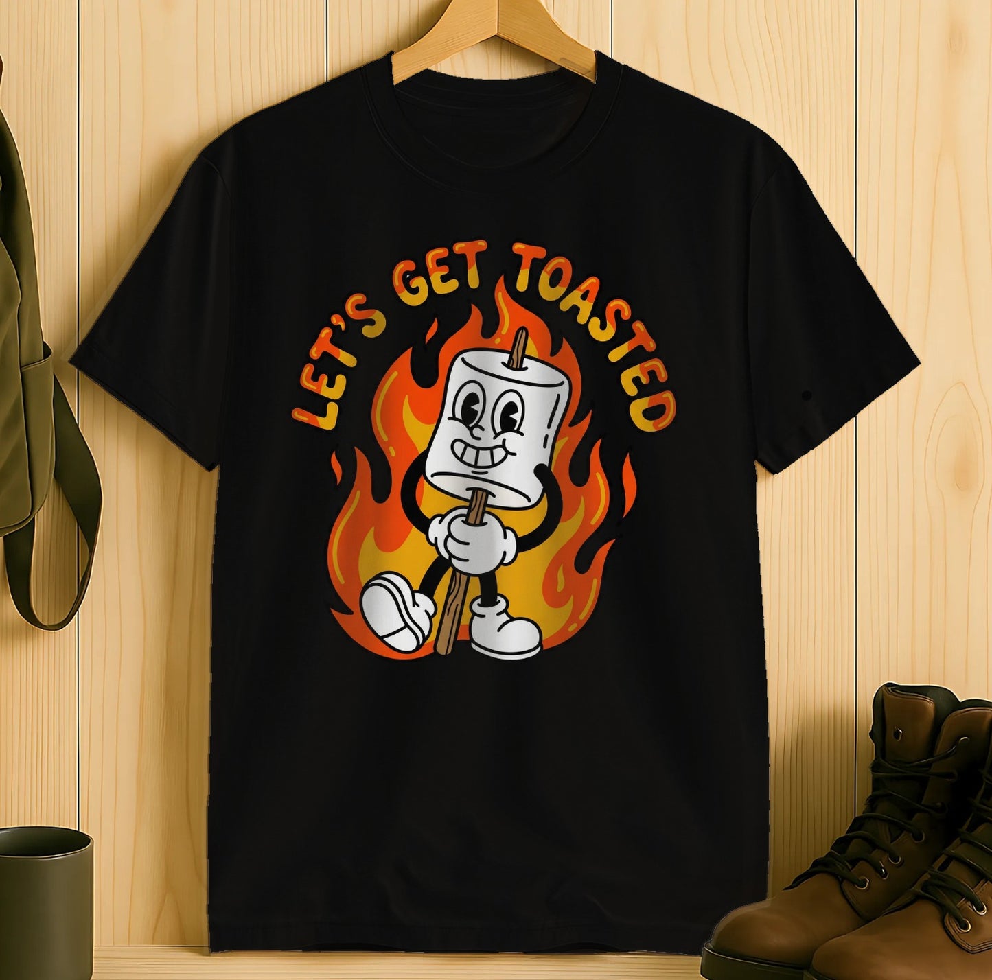 Let's Get Toasted Graphic T-Shirt for Casual Wear