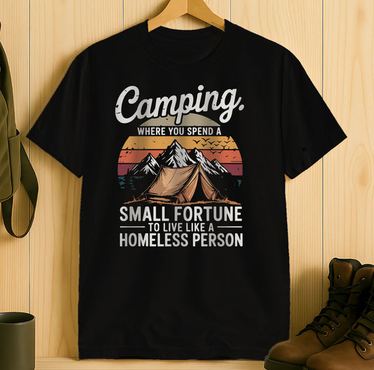 Camping Humorous Graphic Tee T-shirt product