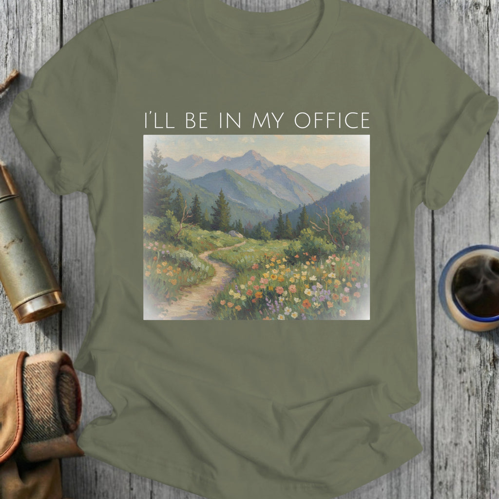 I'll Be In My Office Scenic Graphic T-shirt