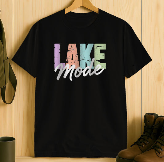 Lake Mode Text Design Printed Shirt product