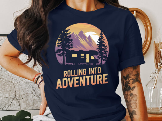 Rolling Into Adventure Graphic Tee product