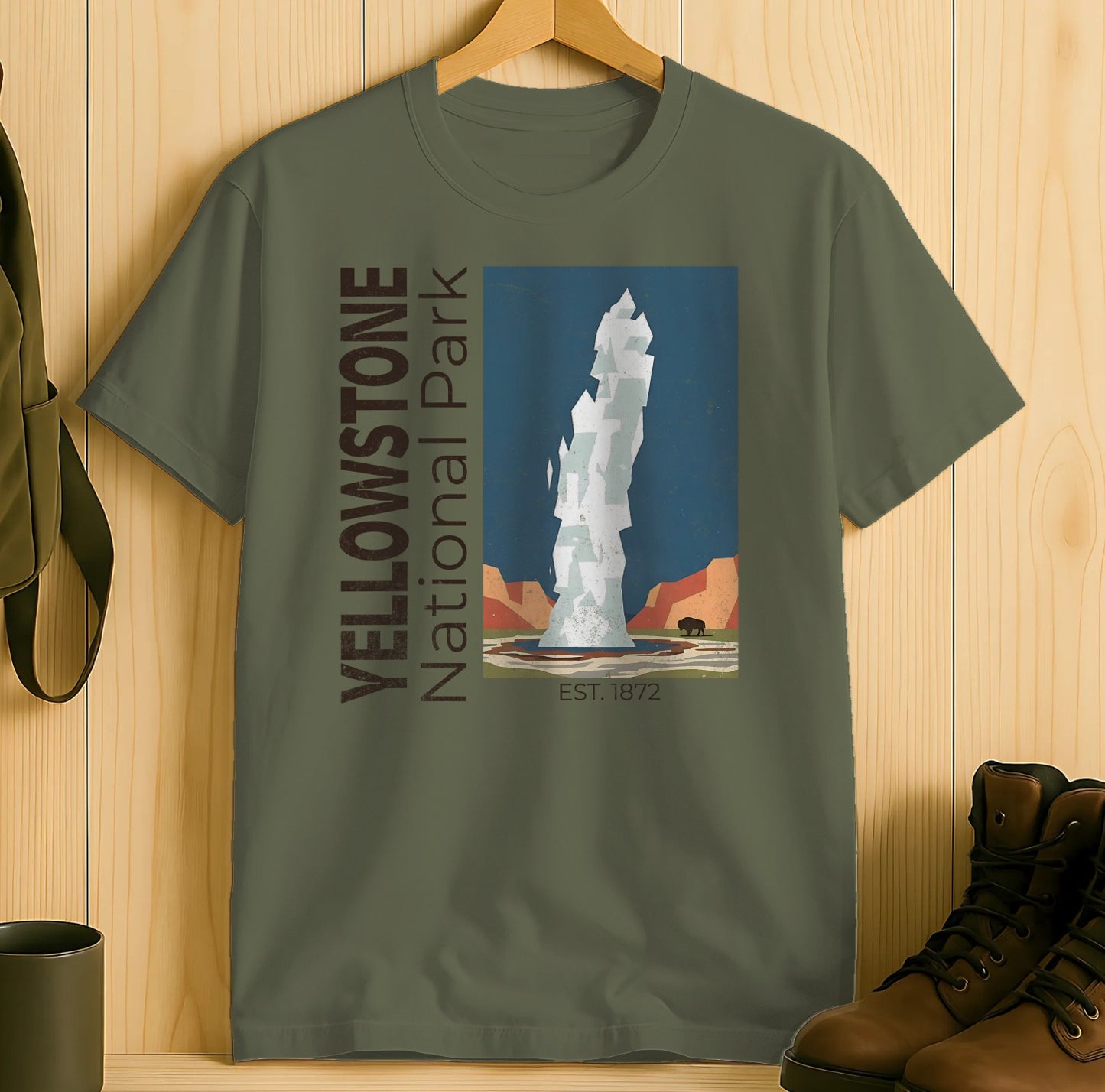 Yellowstone National Park Graphic T-Shirt