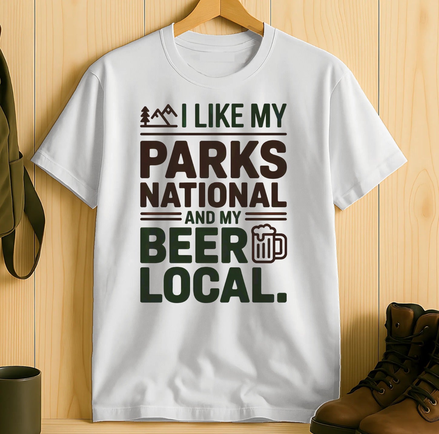 I Like My Parks National And My Beer Local product type