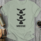 Funny MOOSE MEESE Humorous Graphic T-Shirt Apparel