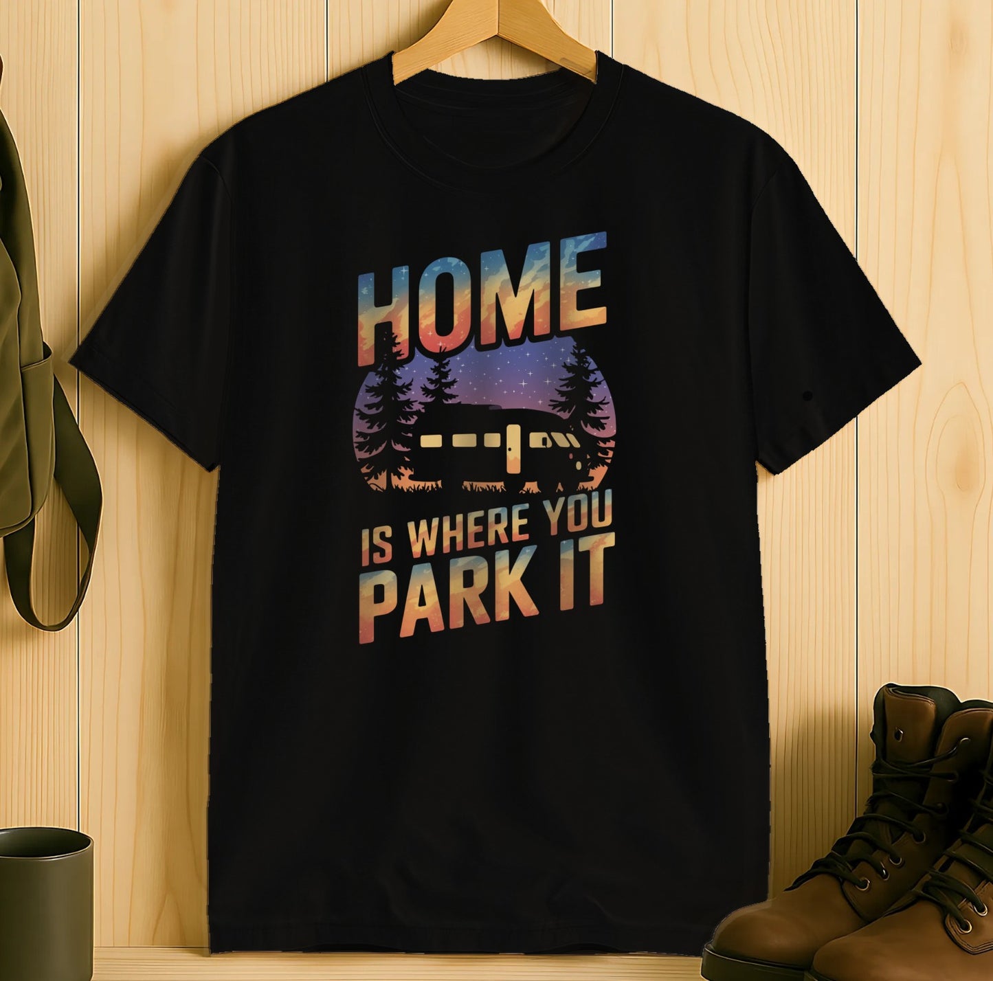 Home is Where You Park It Graphic Tee product