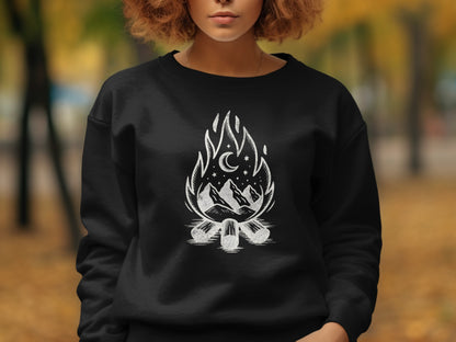 Cozy Night Adventure Camping Sweatshirt product
