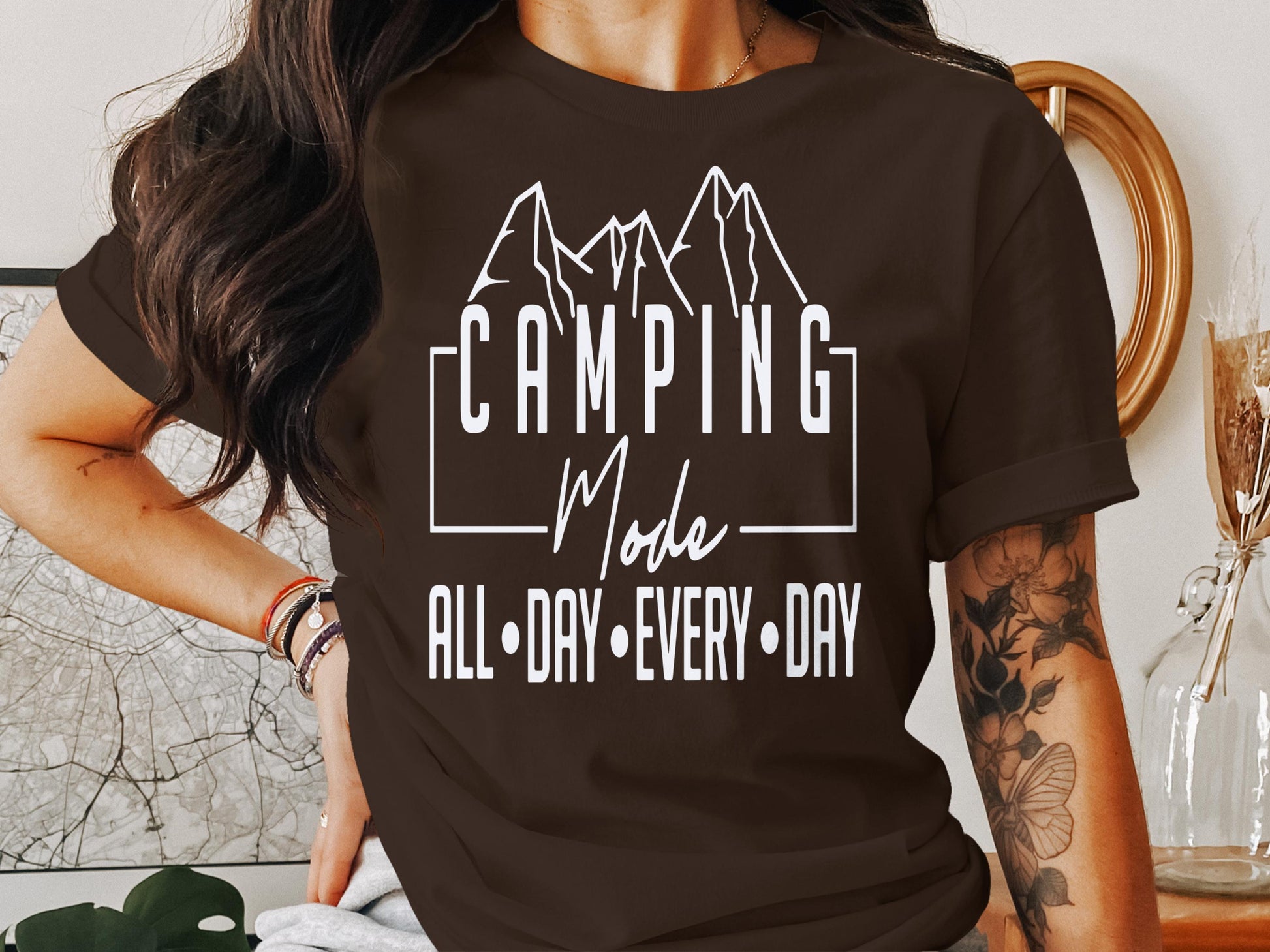 Camping Mode All Day Every Day T-shirt product