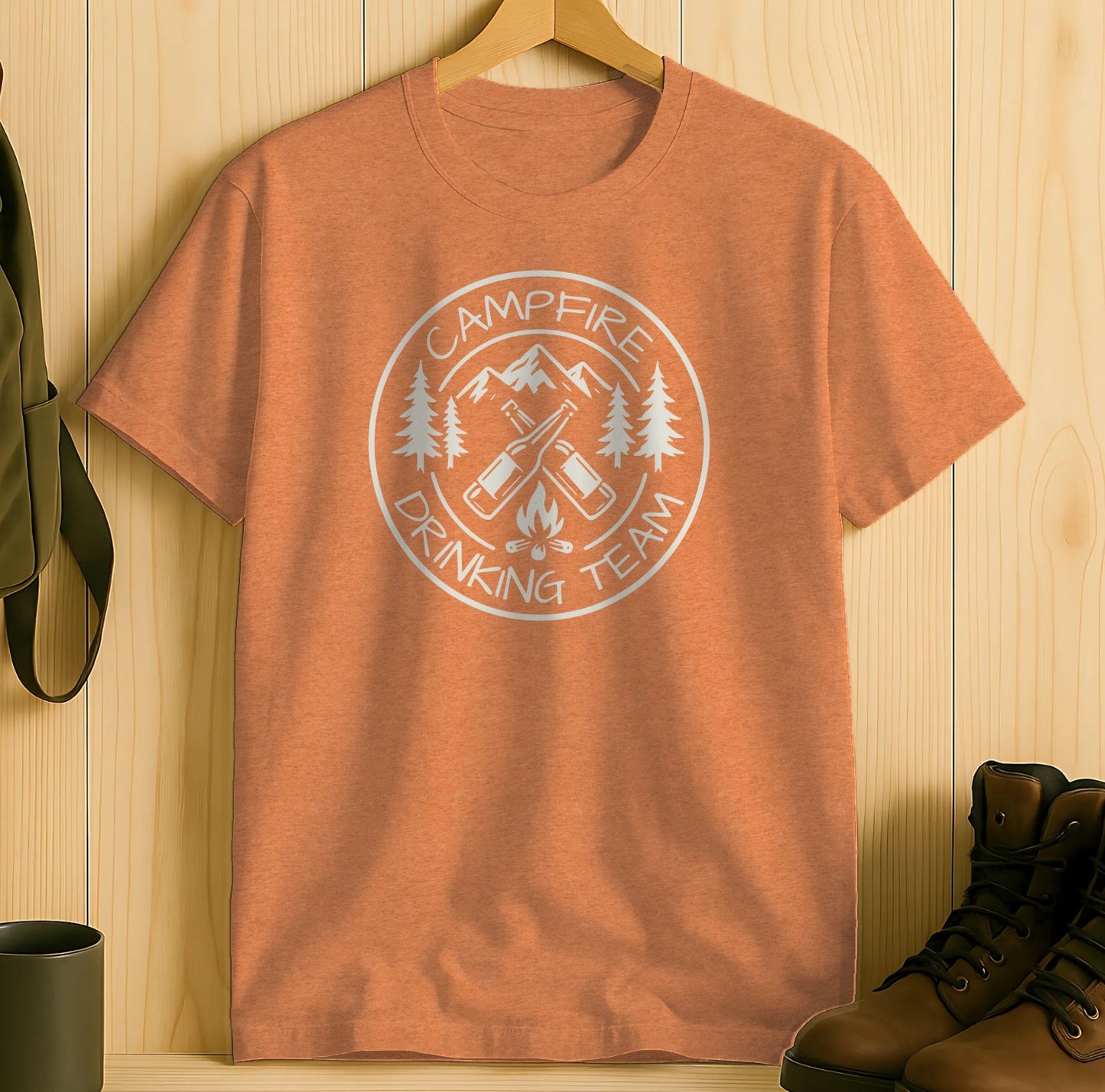 Campfire Drinking Team Graphic T-Shirt product