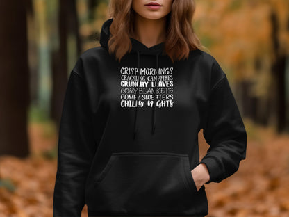 Crisp Mornings Cozy Blankets Comfort Hoodie product