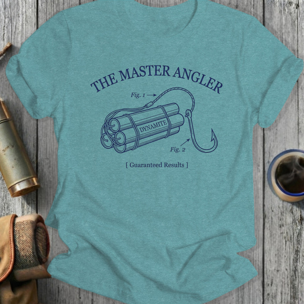 The Master Angler Guaranteed Results T-Shirt