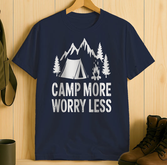 Camp More Worry Less Comfortable Shirt product