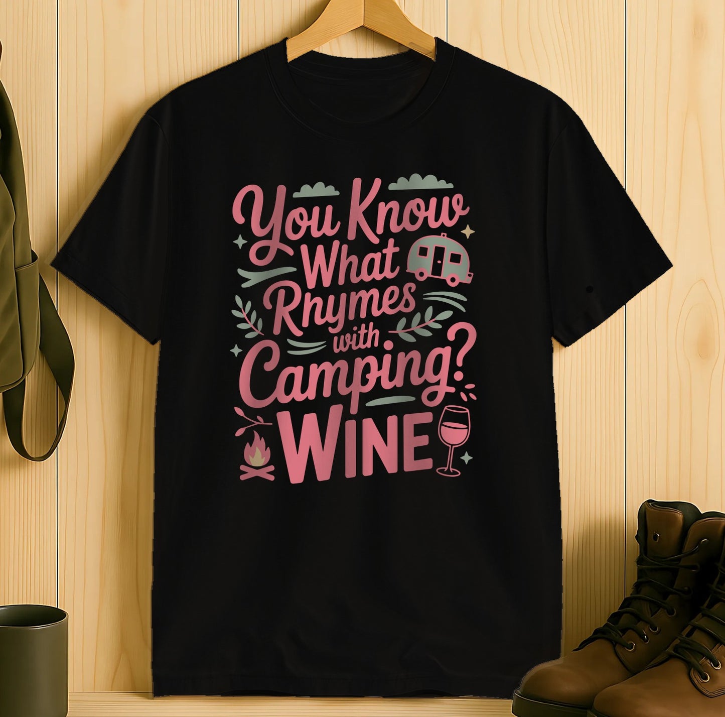 You Know What Rhymes with Camping Wine product type