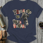 Bigfoot holding up middle finger with "TOODALOO MUTHA FUCK'AAS" text.