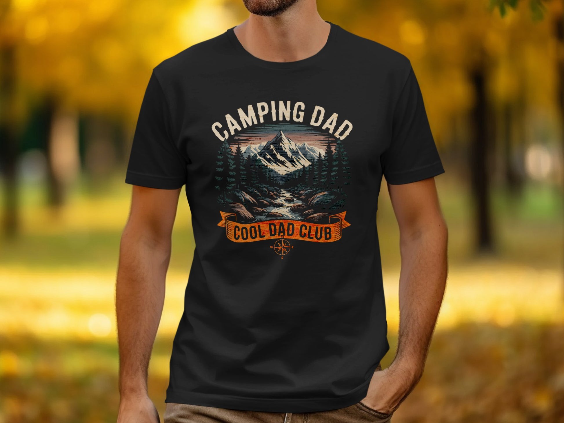 Camping Dad Cool Dad Club Graphic Tee product