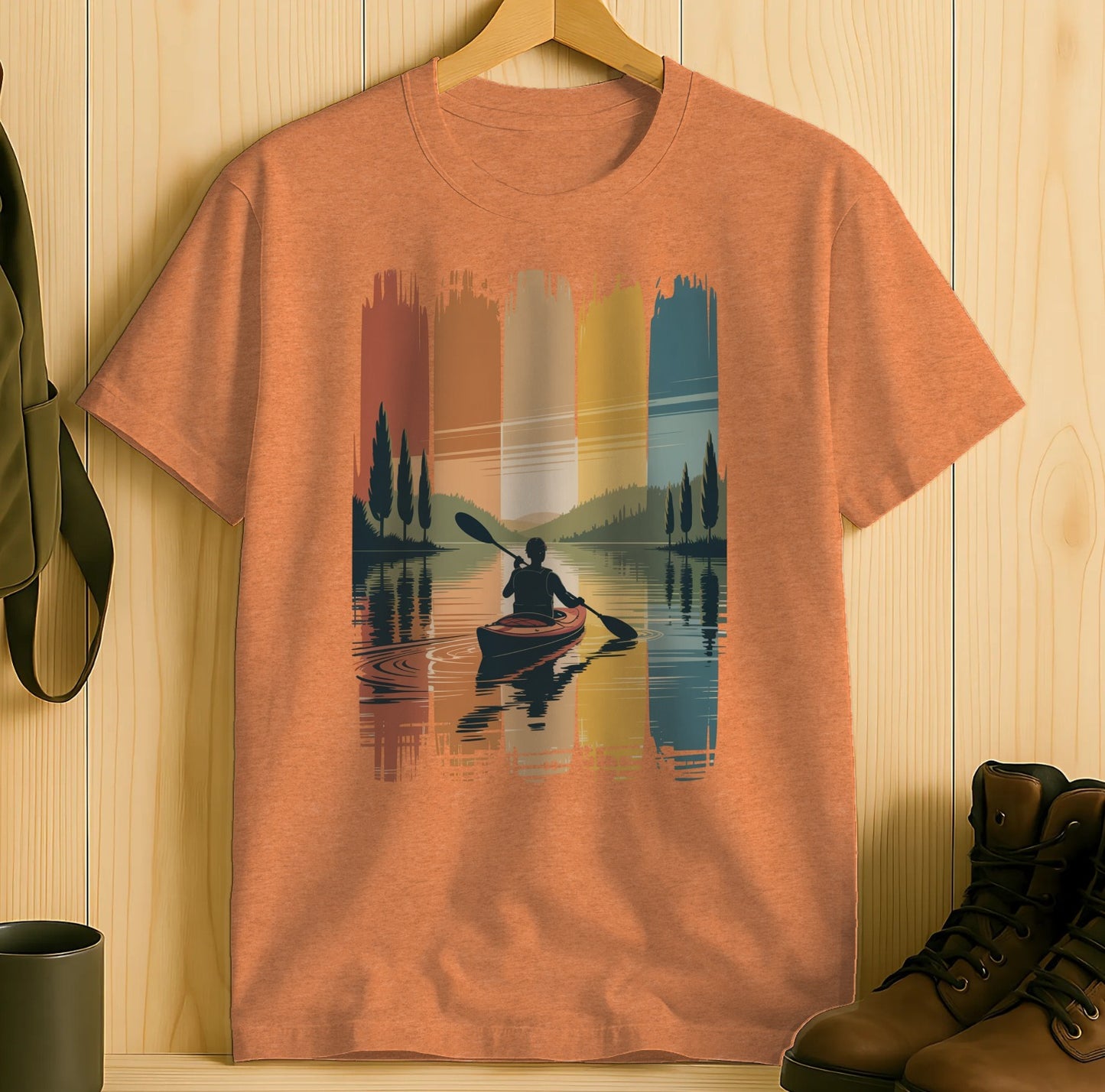 Scenic Kayaking Adventure Graphic T-Shirt product