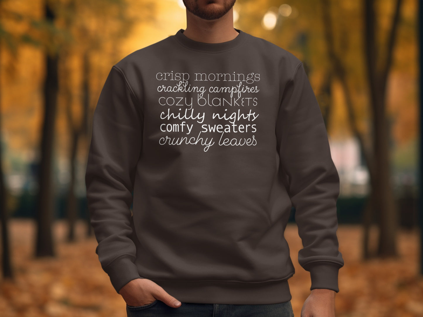Cozy Crisp Mornings Chilly Nights Comfy Sweaters product type