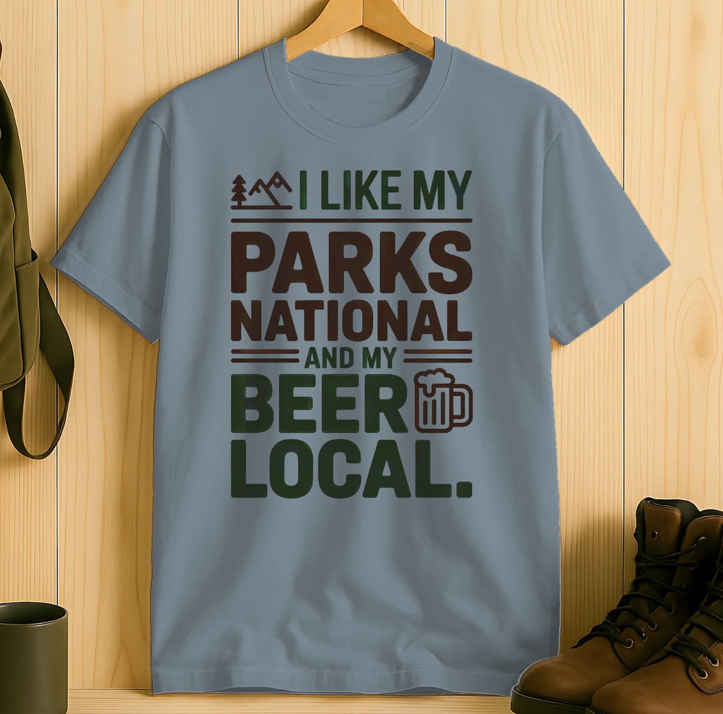 I Like My Parks National and My Beer Local Product type